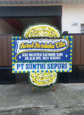 Papan Bunga Duka di Selindung